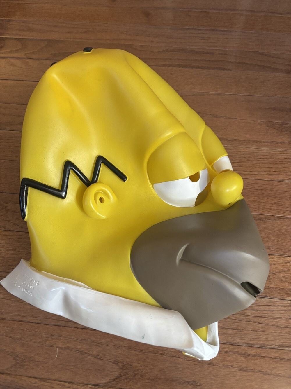 Homer Simpson Full Head Rubber Halloween Mask 1999 Fox Matt Groening Simpsons